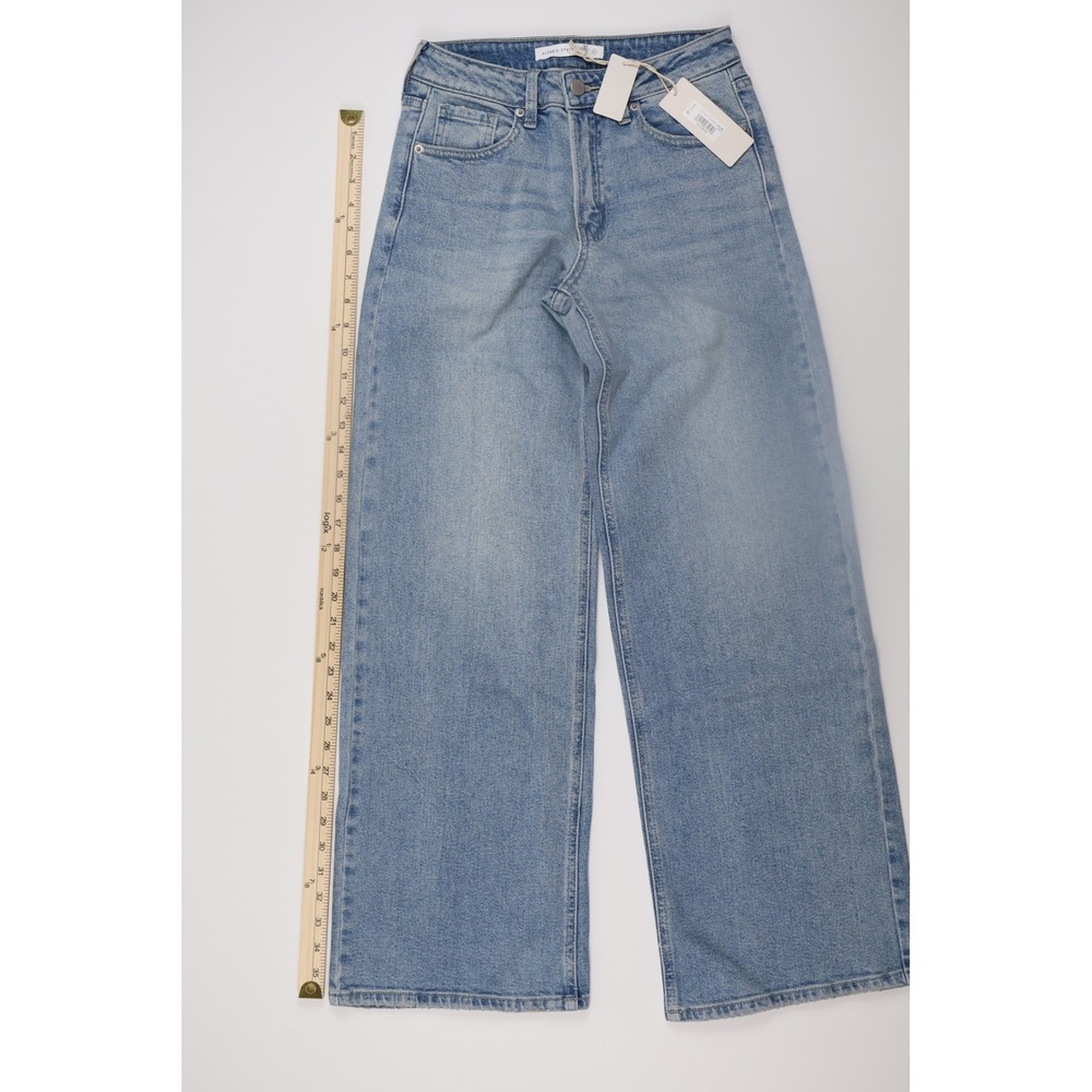 Altar'd State Jeans Wide Leg 26 Light Blue Denim Casual - Picture 4 of 8